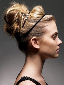 How To Put Short Hair In High Bun - how to put short hair in high bun